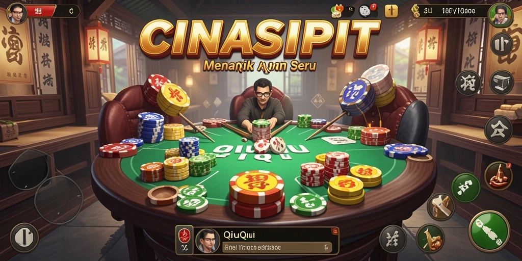 Tampilan gameplay QiuQiu yang menarik dan interaktif.