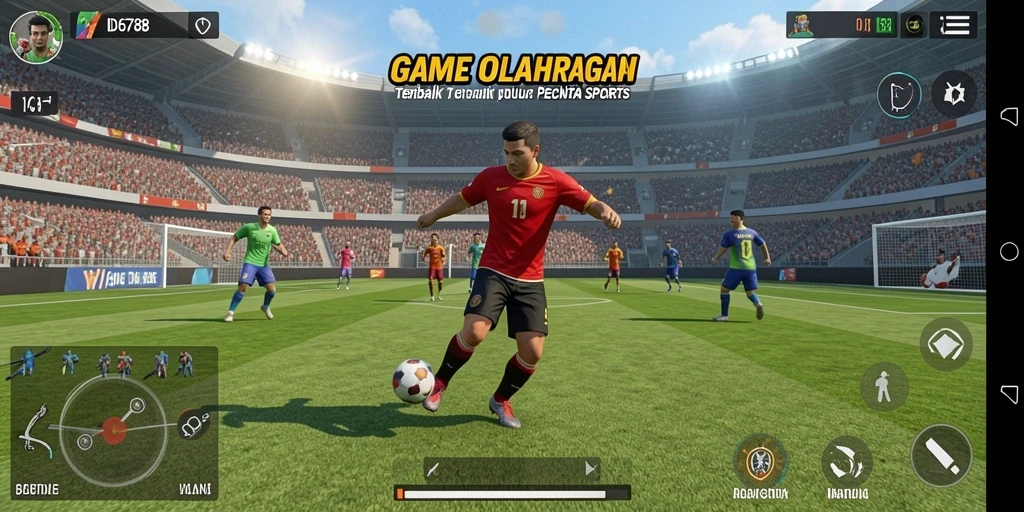 Tampilan menarik dari gameplay <strong>ID6788</strong> yang penuh aksi olahraga.