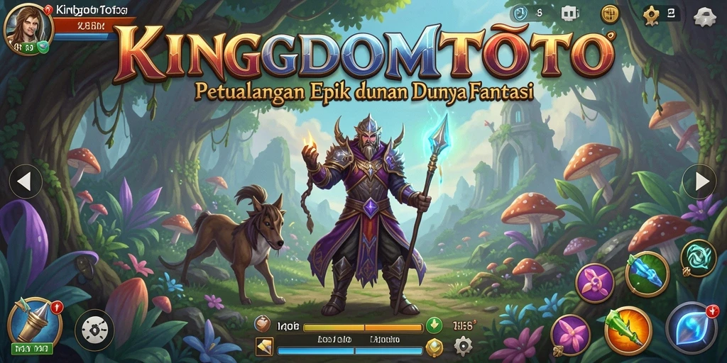 Tampilan gameplay <strong>KINGDOMTOTO</strong> yang penuh aksi dan petualangan.