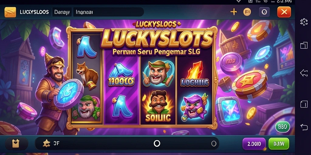 Tampilan menarik dari gameplay seru LUCKYSLOTS.