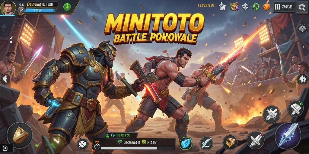 Gameplay seru pertempuran Battle Royale di MINITOTO.
