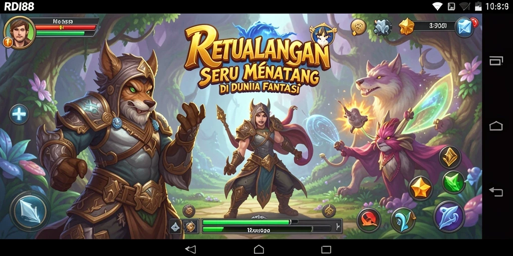 Gameplay RDI88 yang epik dengan eksplorasi menarik.
