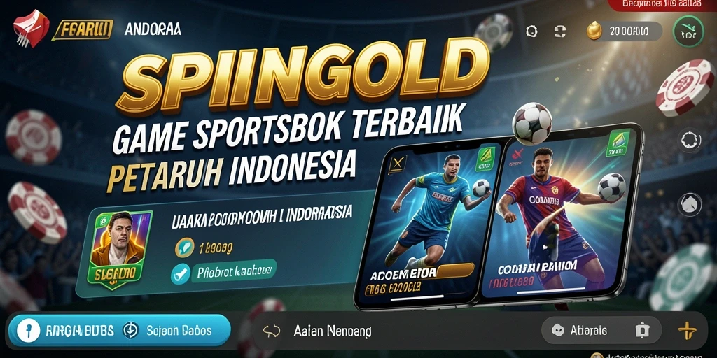 Tampilan gameplay SPINGOLD yang menarik dengan berbagai pilihan taruhan.