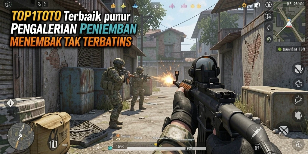 Tangkapan layar menunjukkan intensitas pertempuran dalam TOP1TOTO.